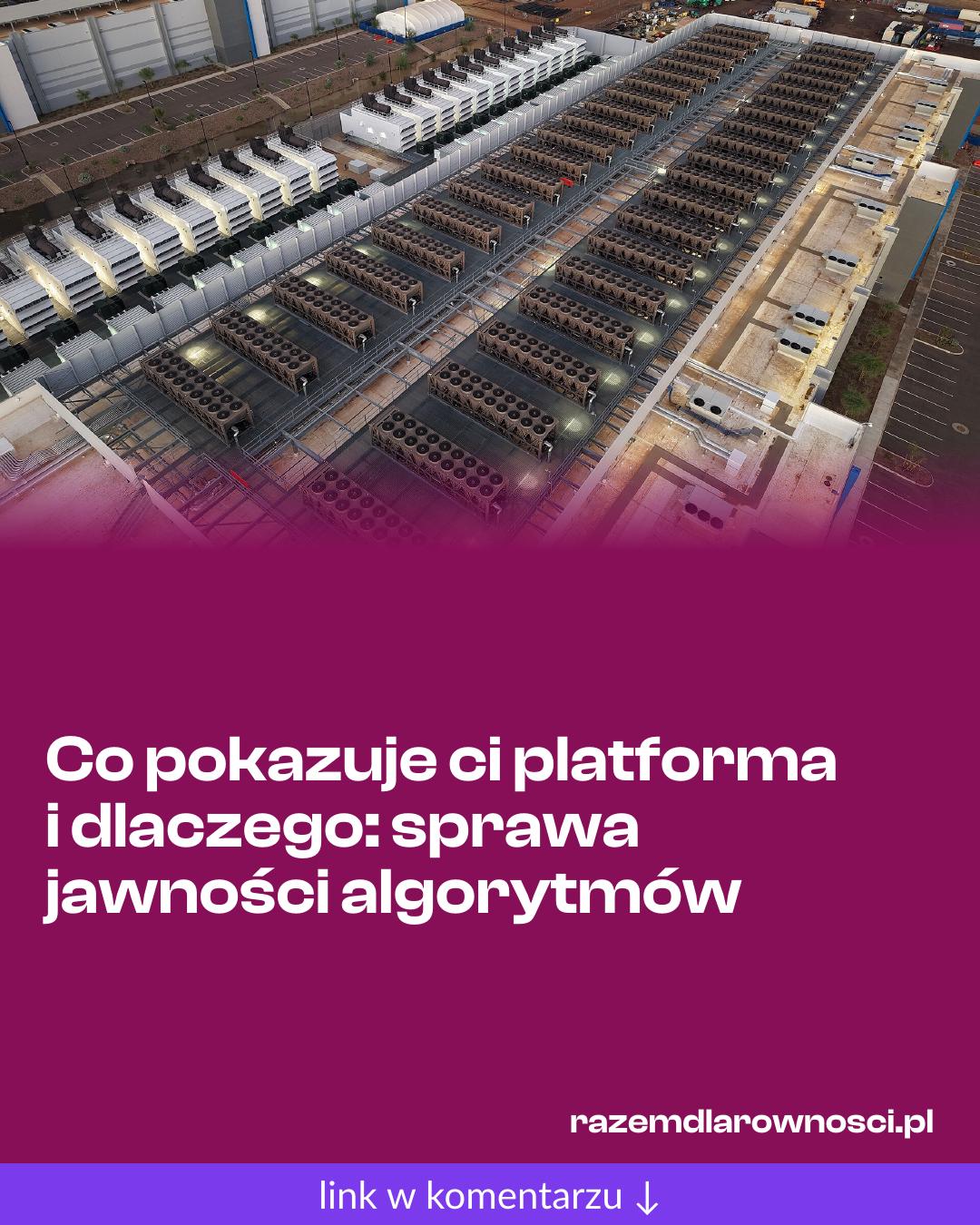 Grafika do udostępnienia: Co pokazuje ci platforma i dlaczego: sprawa jawności algorytmów